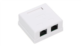 Gniazdo Końcowe Rj45-2G2 Podwójne