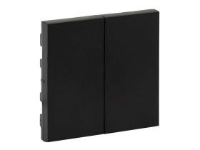 NILOE STEP Wyłącznik zwierny przycisk podwójny plakietka kolor czarny 864505 LEGRAND