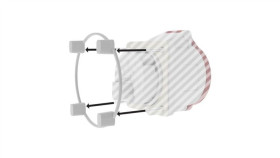 Ramka Mocująca Dla Gniazd Tablicowych Siłowych Doktorvolt 1387