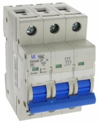 Wyłącznik instalacyjny nadprądowy nadmiarowoprądowy 3P 3M B 50A 6kA 492642 EBS9B