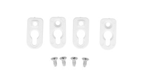 Obudowa Zestaw akcesoriów 1556FOOTWH-4 Tworzywo sztuczne ABS Obudowa uniwersalna