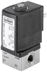 Zawór magnetyczny Bürkert 6013 315850, 0 bar (max)