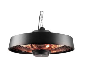 Promiennik sufitowy 2000W aluminiowy z pilotem włącznik element grzejny halogen lamp 90-038