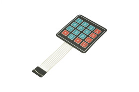 Sealed Membrane 4*4 button pad with sticker