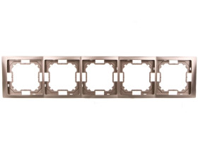 Simon Basic Neos Ramka pięciokrotna satynowy BMRC5/29