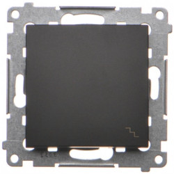 Łącznik schodowy pojedynczy SIMON 54 czarny matowy 10AX Kontakt Simon DW6.01/49