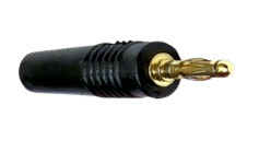 Wtyk banan 2mm EFP24 czarny Talvico