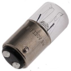 Oświetlenie wskaźnika 130 V 5 W BA15d bezbarwna 40 lm RS PRO rozmiar T16