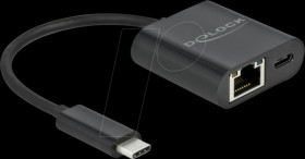 66644 Network card, USB-C, Gigabit Ethernet, 1x RJ45 with PD