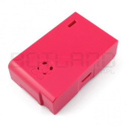 Obudowa Raspberry Pi Model B Multicomp Farnell - malinowa