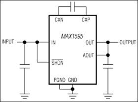 Regulated 3.3V/5.0V Step-Up/Step-Down Charge Pump