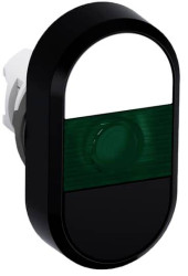 ABB 1SFA611134R1102 MPD5-11G Przycisk podwójny czarny/biały 1 szt.