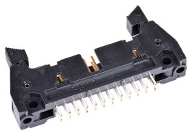 Wtyk PCB 24-pinowe raster: 2.54mm 2-rzędowe 3M Przewlekany 2.0A