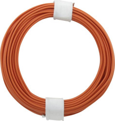 Donau Elektronik 105-7 Przewód połączeniowy 1 x 0.20 mm² pomarańczowy 10 m