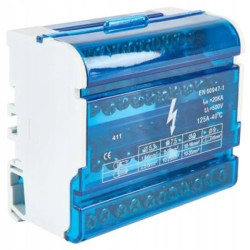 Blok rozdzielczy 4x11 mostek łączeniowy 411