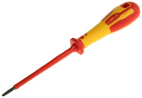 Wkrętak izolowany rozmiar końcówki: 3,5 mm, grot Płaska CK długość ostrza: 100 mm Wkrętak izolowany