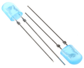 LED, THT, niebieska, 2-Pin, 4 V, Cree LED