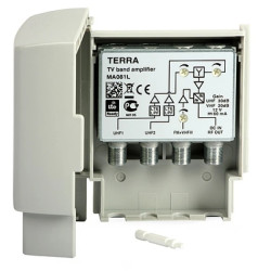 Wzmacniacz masztowy DVB-T MA081L FM+VHFIII-2xUHF Terra