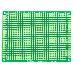 60x80mm Double-Side Prototype Board PCB, FR-4 Glass Fiber, 2.4&quot; x 3.2&quot;