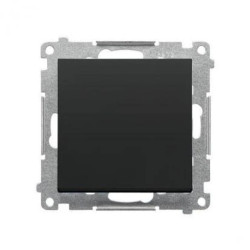 Simon 55 Łącznik krzyżowy bez piktogramu (moduł) 10 AX, 250 V~, szybkozłącza Czarny mat TW7.01/X/149