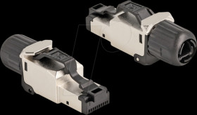 86016 RJ45 plug, field-wireable, Cat.6a