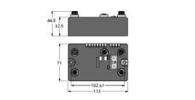 Stacja wieloprotokołowa Turck BLCEN-1M12MT-1CNT-ENC 6811479 1 szt.