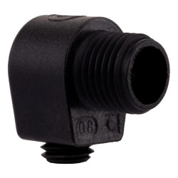 Blokada przewodu boczna do podsufitki czarna