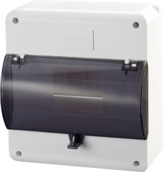 Obudowa bezpiecznikowa, 8 modulowa nadtynkowa,