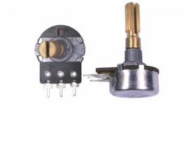 Potencjometr ośka 1K A liniowy L-16mm Telpod