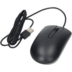 Dell 570-AAIS MS116 Mouse USB Optical 2 Button Black Cable 1000 dpi Scroll Wheel