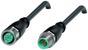 Pepperl+Fuchs 240775-100021 Złącze konfekcjonowane czujnika/aktuatora V15-G-BK0,6M-PUR-U-V15-G, piny: 5, 5, 0.6 m, 1 szt