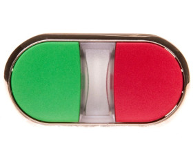 Przycisk podwójny podświetlany 22mm metal zielony/czerwony przyciski płaskie z samopowrotem SIRIUS ACT 3SU1051-3AB42-0AA0