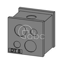Moduł uszczelniający KT-DT mały, KT-DT 8, z 4 otworami wielozkresowymi, 41552