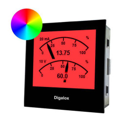 TDE Instruments DPM72-MPP Process Display with RGB Lighting &amp; Multiple Inputs