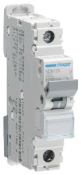 Wyłącznik automatyczny Hager NDN125, 1 styk, 400 V, 25 A