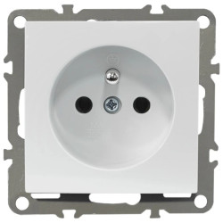 QUADRA Gniazdo z/u białe