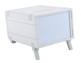 Obudowa ogólnego użytku ABS szerokość zew. 107,9 mm długość zew. 157,5 mm wys. zew. 198,9 mm Bopla IP40 Jasnoszary