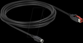 85947 PoweredUSB cable, 24 V &gt; Mini-DIN 3-pin, 3 m