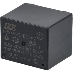 R-TECH 616298 RT3FF High Sensitivity PCB Relay, SPDT 24VDC 10A