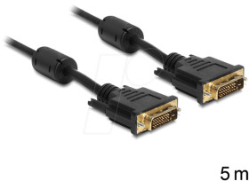 83192 Cable DVI 24+1 plug > DVI plug, 5 m