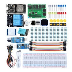 TSCINBUNY z płytką rozwojową ESP32 Zestaw automatyki ESP32 do programowania Zestaw DIY elektroniki dla początkujących Kompletne