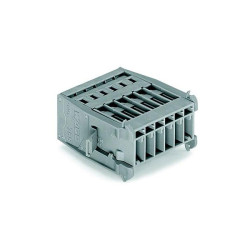 WAGO 769-606/005-000 Female X-COM-SYSTEM 6P 5mm Snap-in Flange Long Pins