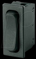 01838.3402-01 Rocker switch, 1-pin, UM, black