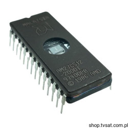 AM27C512-200DI 512Kbit UV EPROM DIP28CW AMD