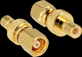 65876 Adapter SMC plug &gt; SMB jack