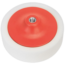 Sealey PTC/CH/M14-W Buffing and Polishing Foam Head 150 x 50mm M14 White/dense