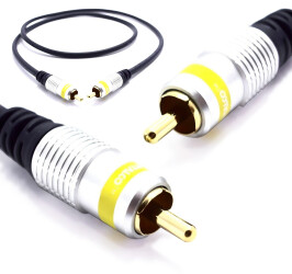 Kabel RCA Do Subwoofera 1X RCA Cinch Vitalco 1,5m Vitalco RKD100