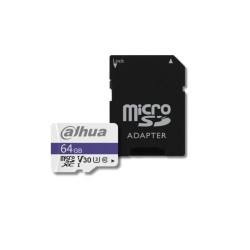 Karta Pamięci Micro SDXC 64GB Dahua C100 UHS-1 U3 V30 z adapterem