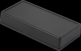 1599EBK shell case, series 1599, 85 x 170 x 34 mm, black