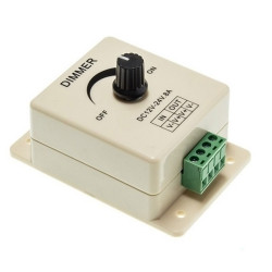 XDIMMER-1CH ściemniacz taśm LED 12/24V 8A z pokrętłem